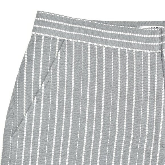 People Tree Emerson Striped Trousers Gray NEW - 6 - Picture 5 of 7